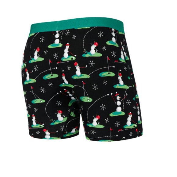 SAXX ULTRA Christmas Boxer Briefs with Fly “Ho Ho Holes" - Picture 2 of 4